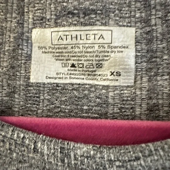 Athleta Seamless Tank size XS / Stretch Athletic Sleeveless Top XS/S - Picture 5 of 9